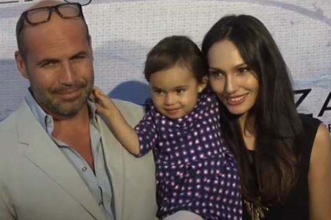 Candice Neil and Billy Zane with their daughter Ava